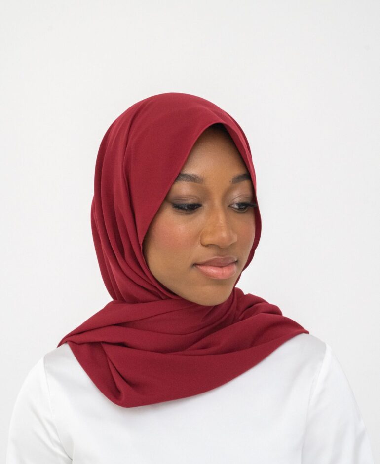 Medina Silk Hijab - Royal